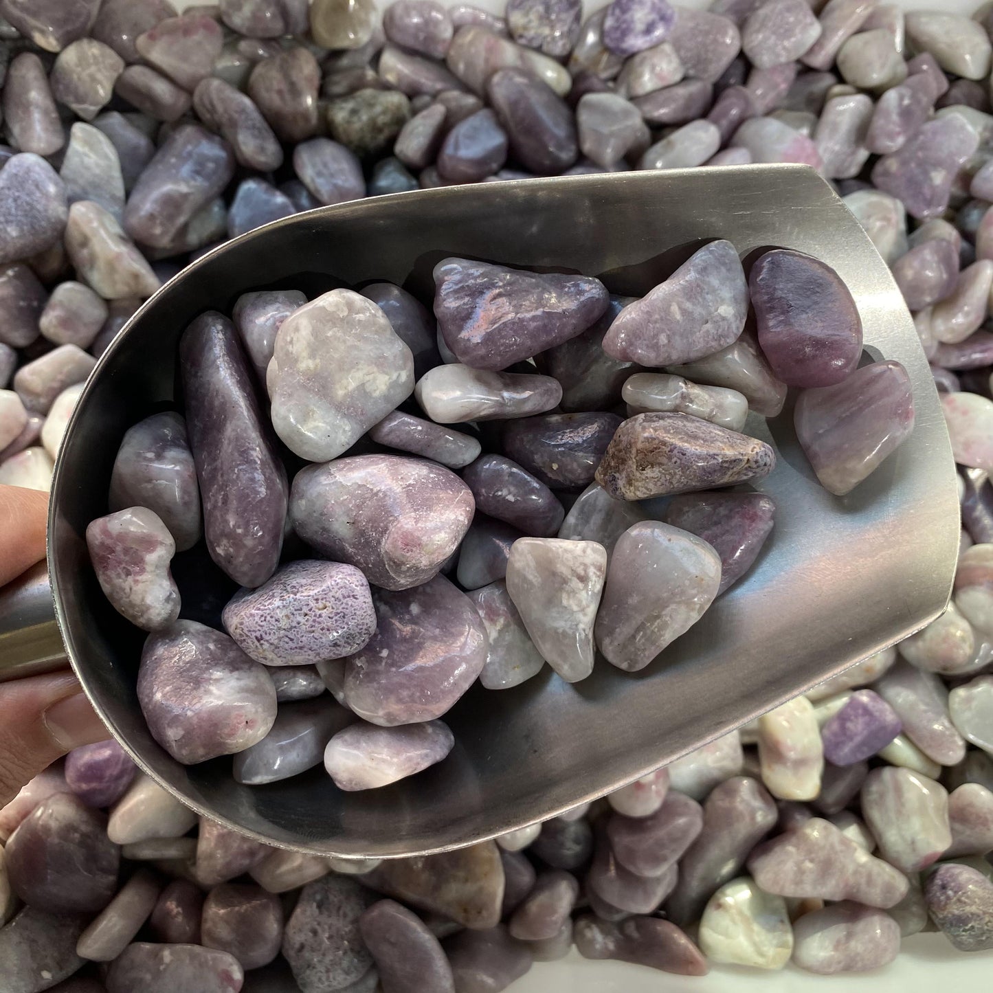 Piedras trituradas de turmalina rosa de 2-3 cm a granel