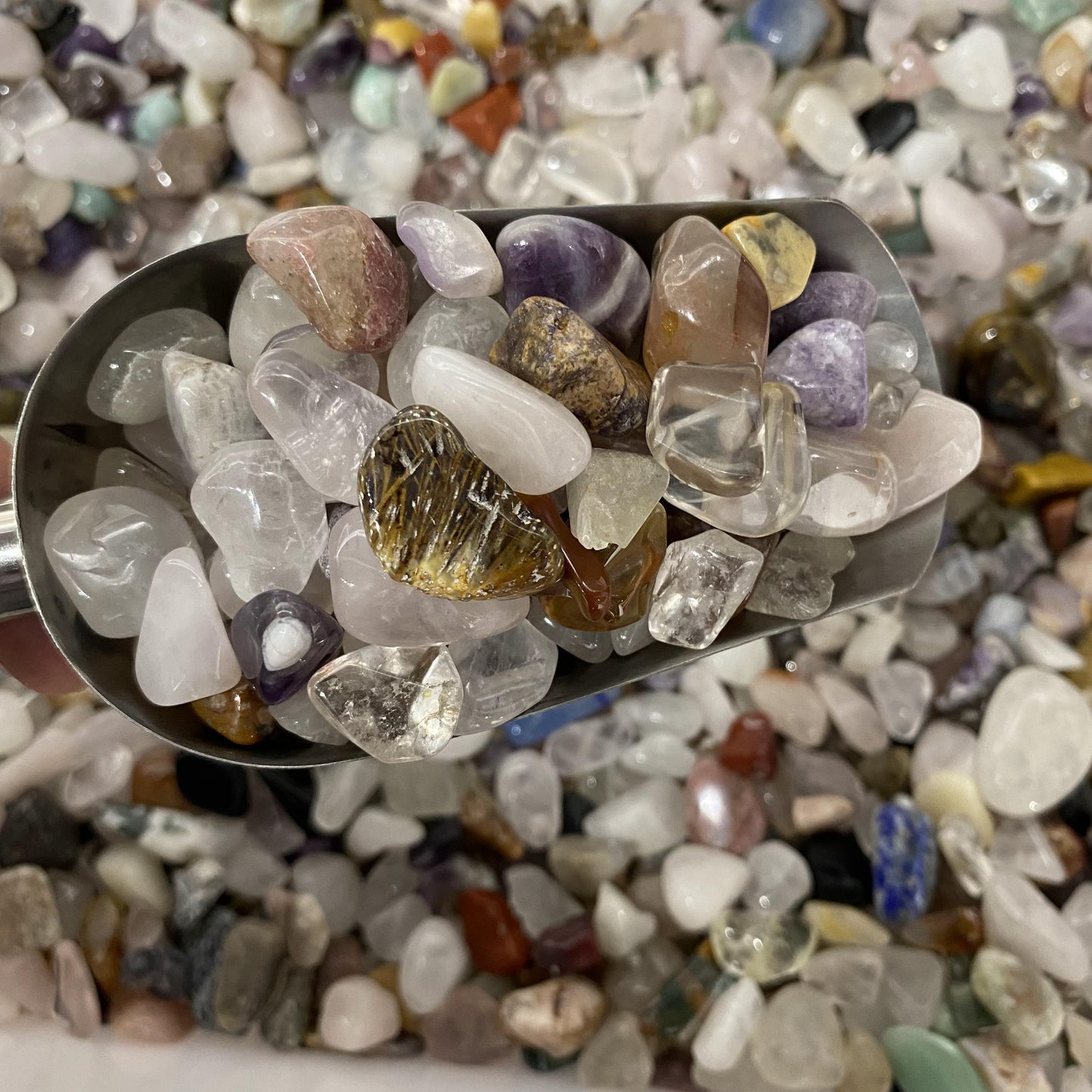 Piedras trituradas mixtas a granel