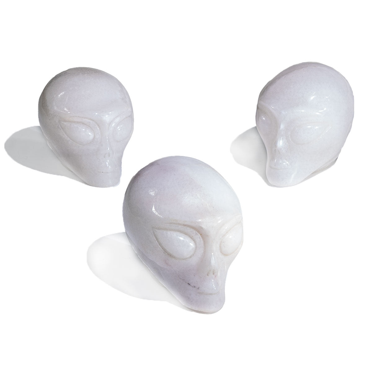 2-Zoll-Rosa-Aventurin-Alien-Schädel in loser Schüttung