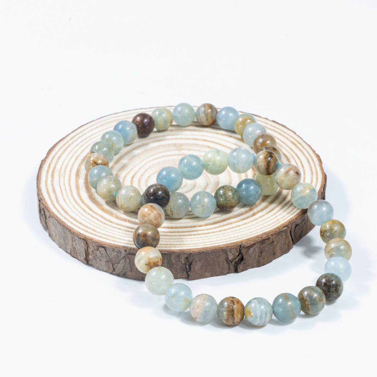 8 mm natürliches blaues Onyx-Armband im Großhandel