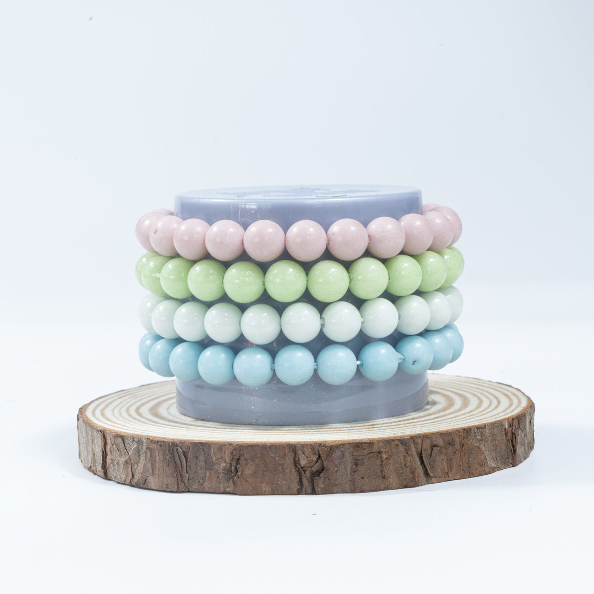 Pulsera de piedra luminosa natural de 8 mm al por mayor