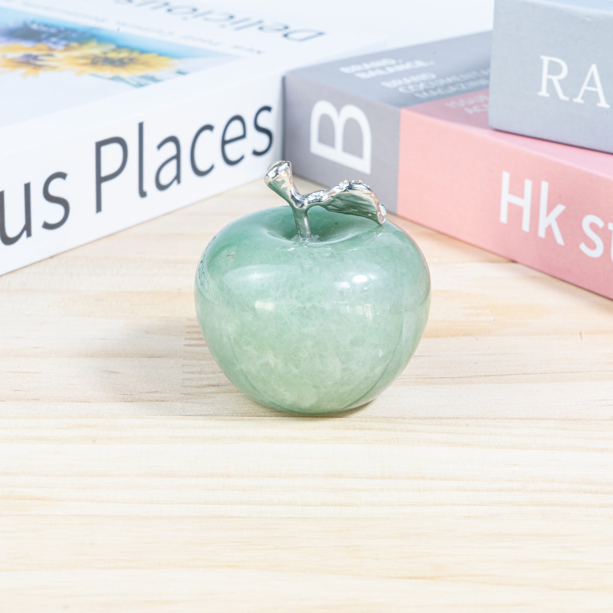 Manzana de aventurina verde de 4 cm a granel