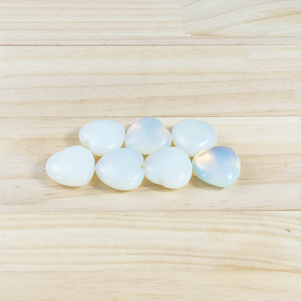 3 cm großes Opalit-Herz in loser Schüttung