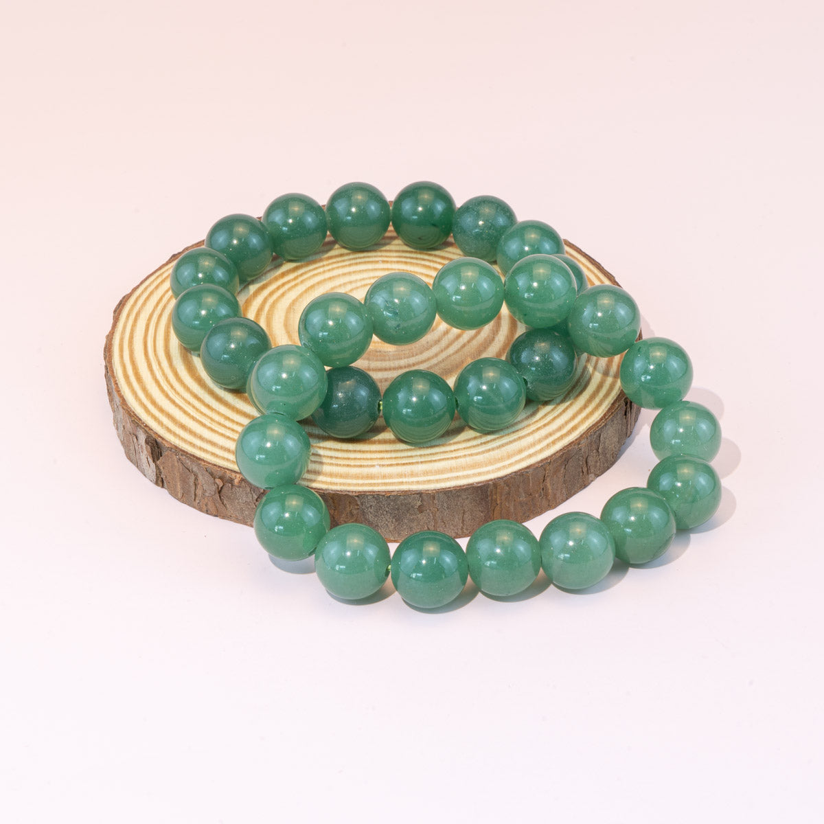 12 mm natürliches grünes Aventurin-Armband im Großhandel