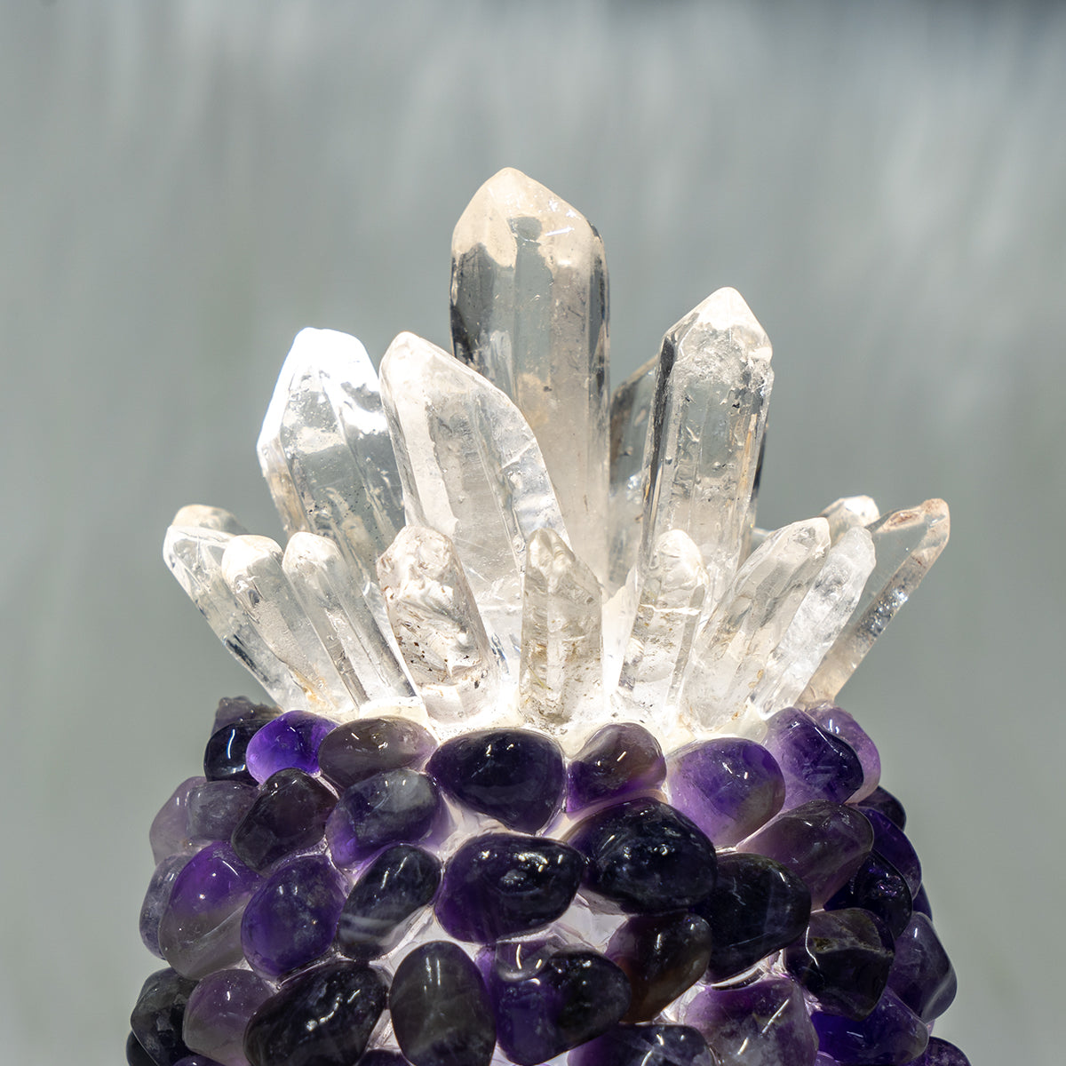 Dream Amethyst Chips Pineapple Lamp In Bulk