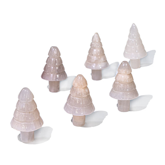 1-Zoll-Weihnachtsbaum aus rosa Aventurin in großen Mengen