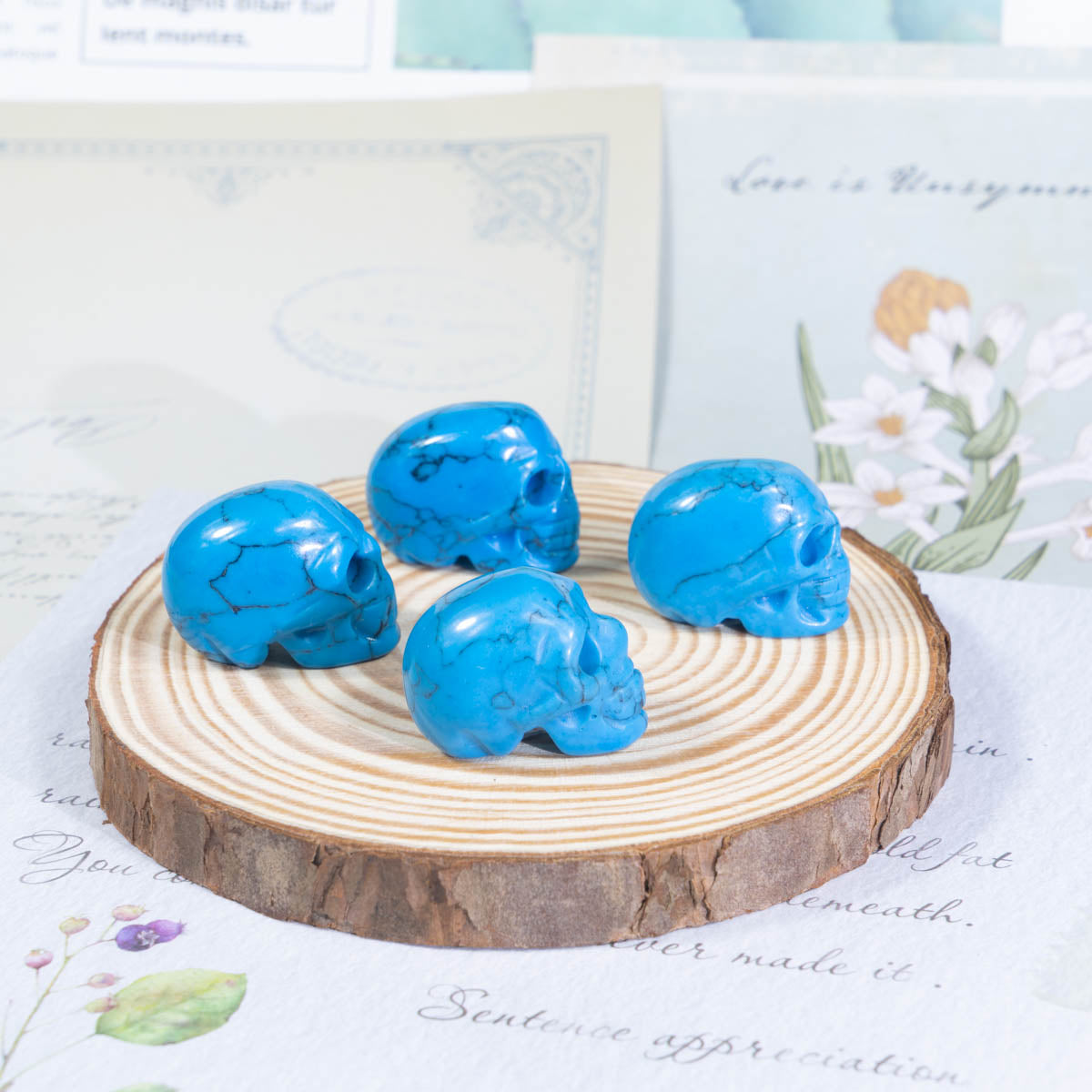 Cráneo de calquita de 1 pulgada a granel