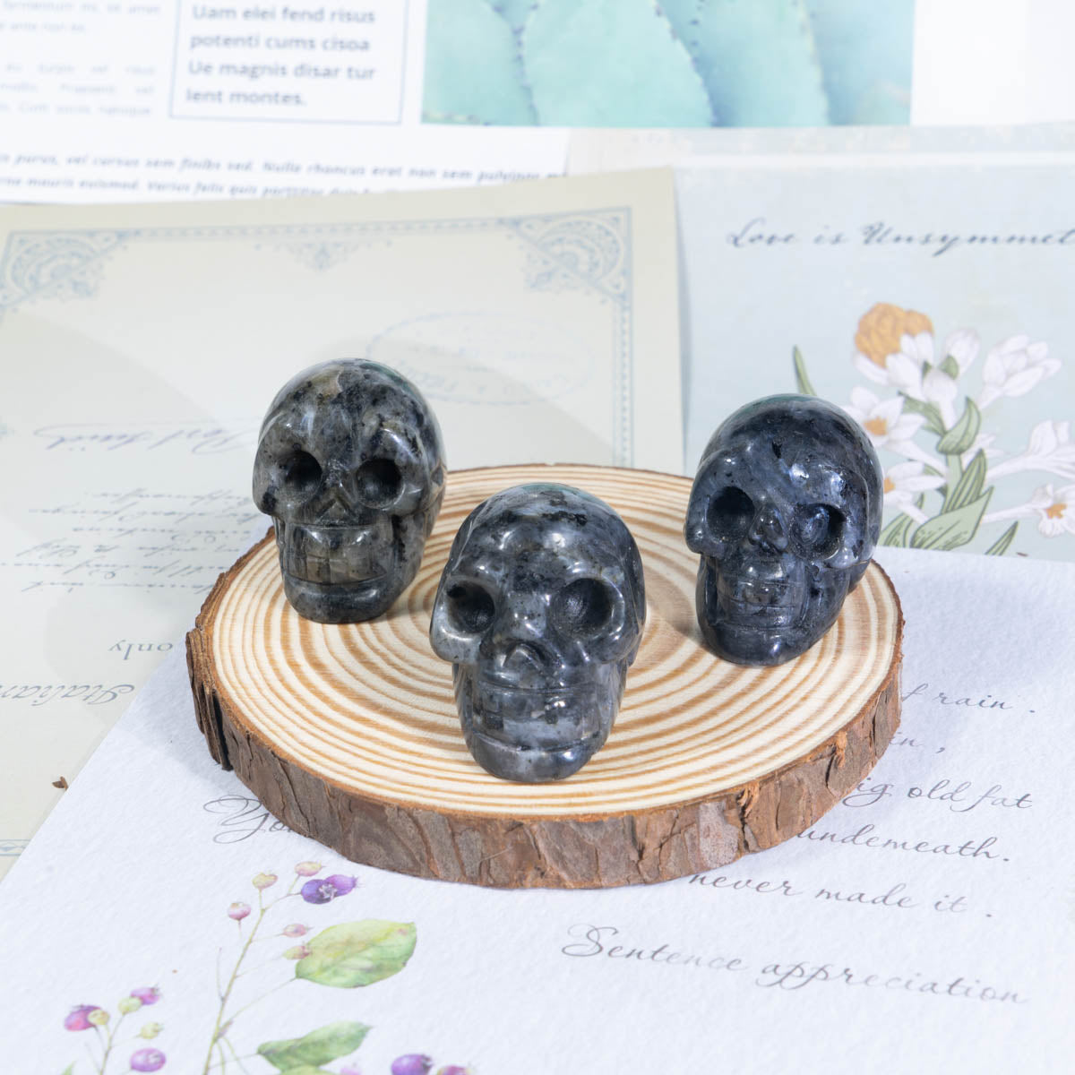 1,5-Zoll-Larvikit-Schädel in loser Schüttung