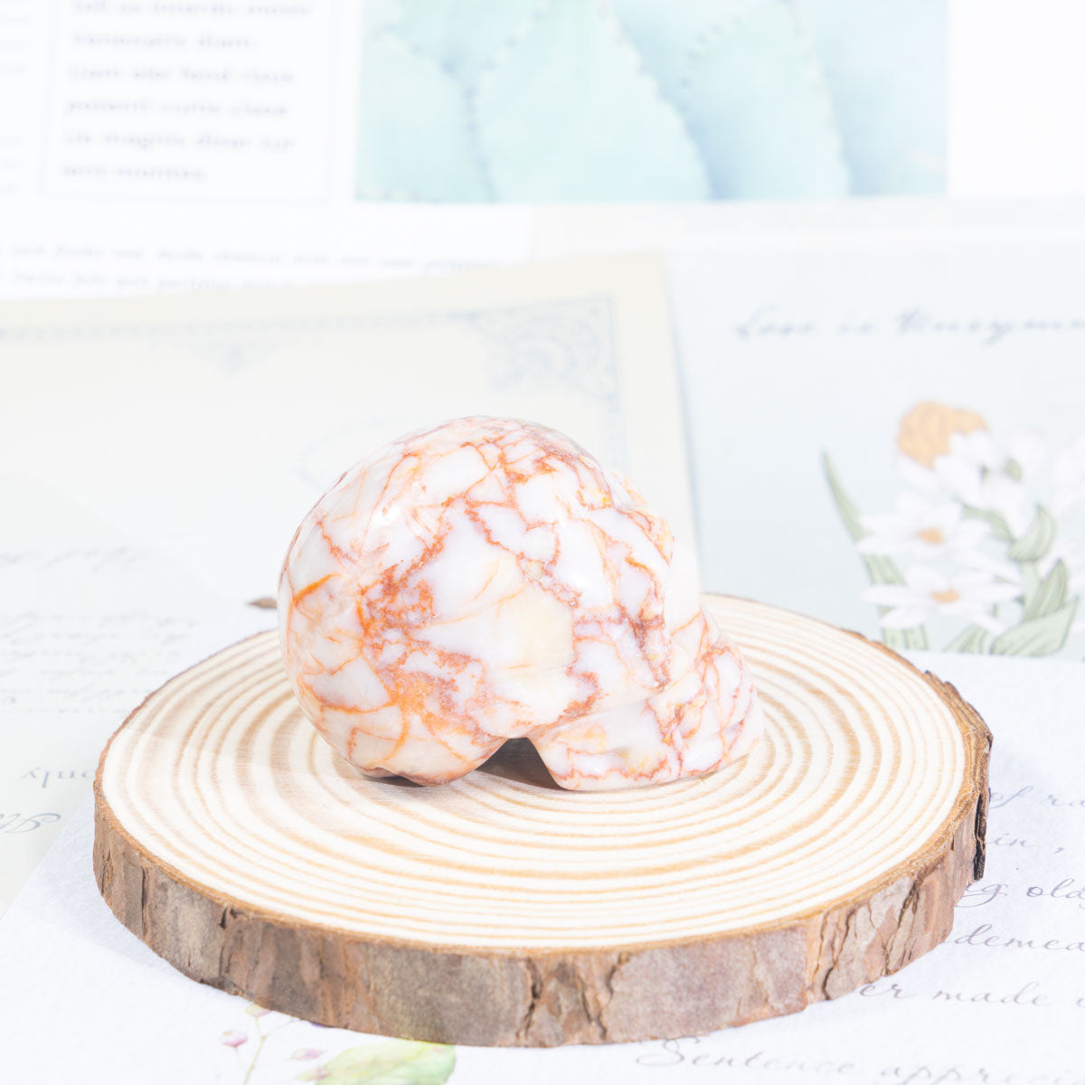 2-Inch Red Net Stone In Bulk