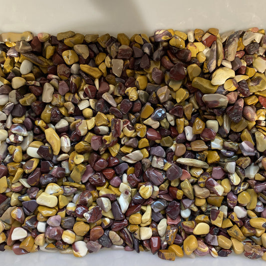 Piedras trituradas de jaspe Mookaite de 1,5-2,5 cm a granel
