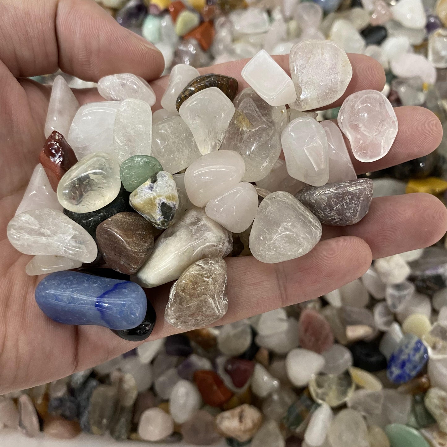 Piedras trituradas mixtas a granel