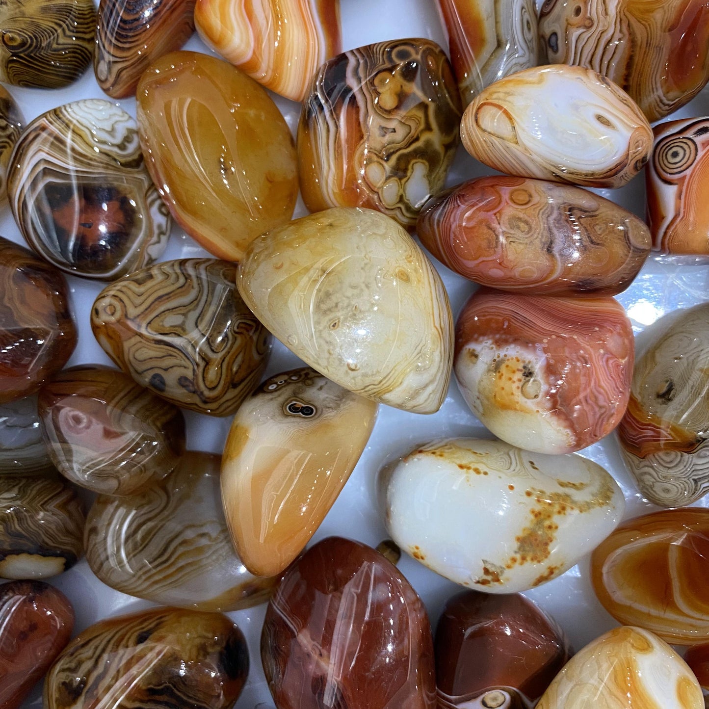 Piedras rodadas Sardonyx Granel