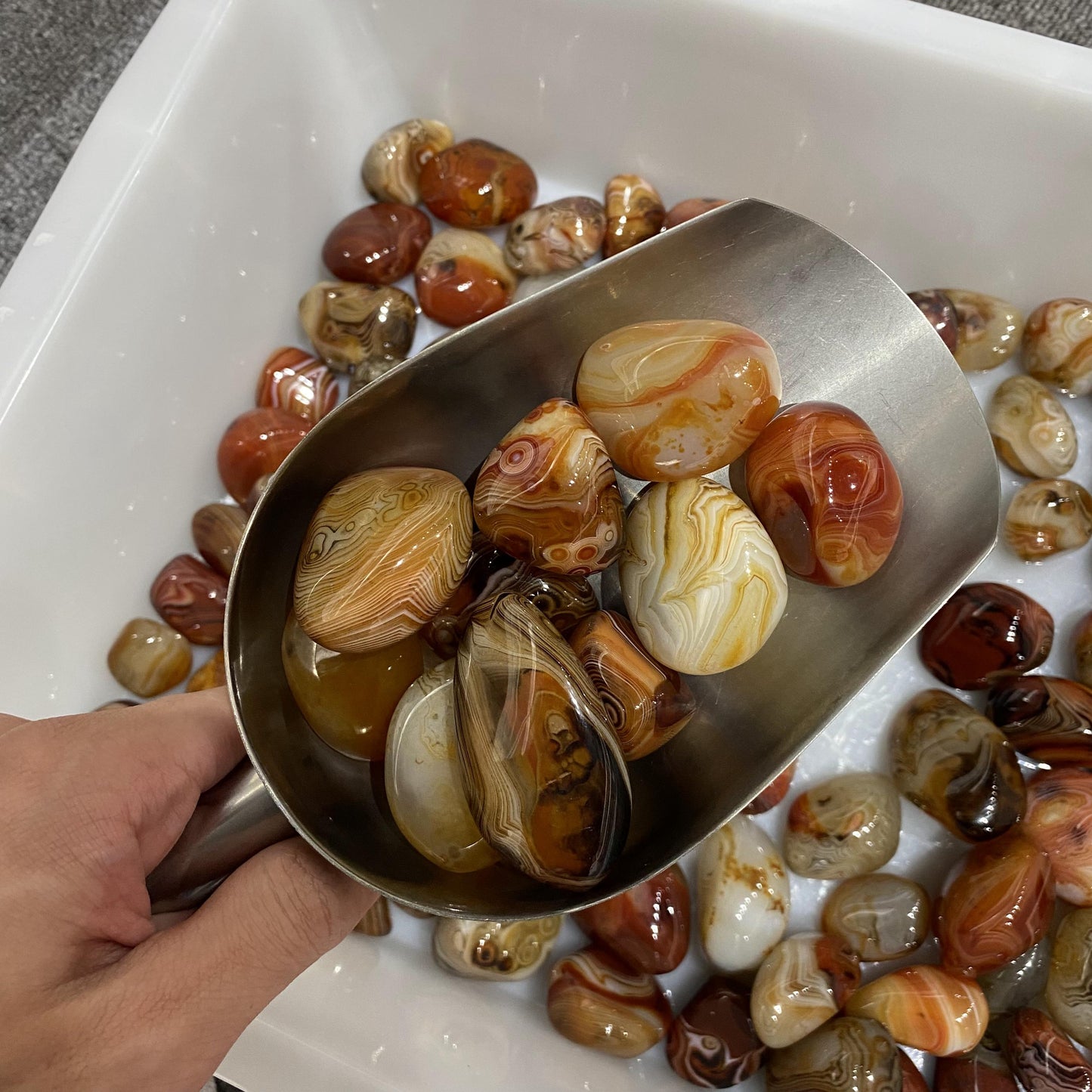 Piedras rodadas Sardonyx Granel