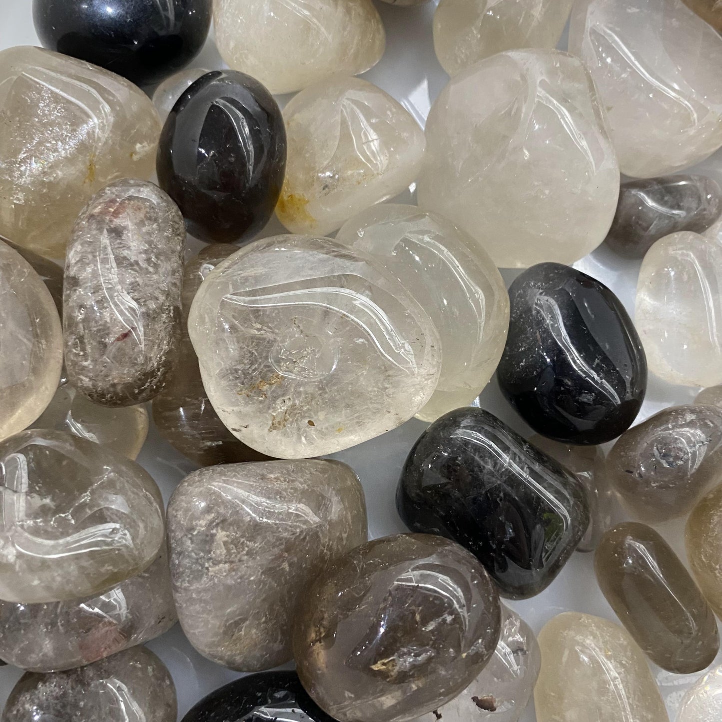 Smoky Quartz Tumbled Stones In Bulk