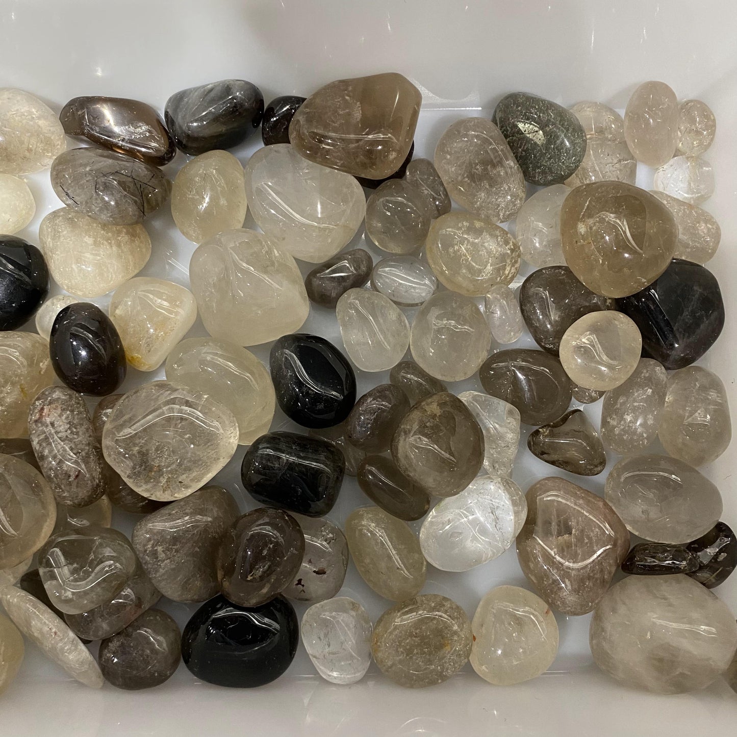 Smoky Quartz Tumbled Stones In Bulk