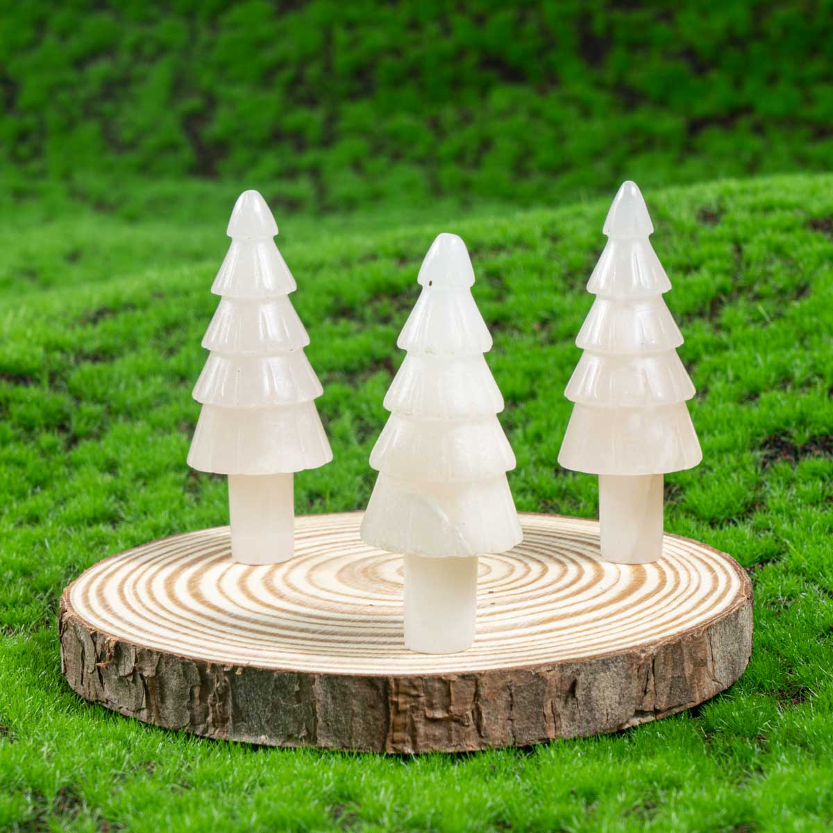 2-Zoll-Weihnachtsbaum aus rosa Aventurin in großen Mengen