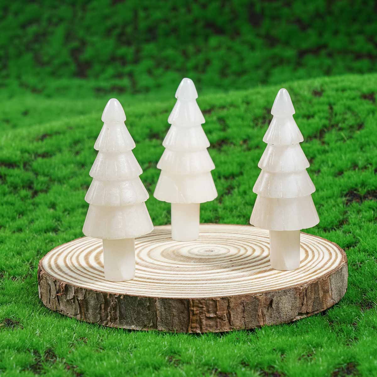 2-Zoll-Weihnachtsbaum aus rosa Aventurin in großen Mengen