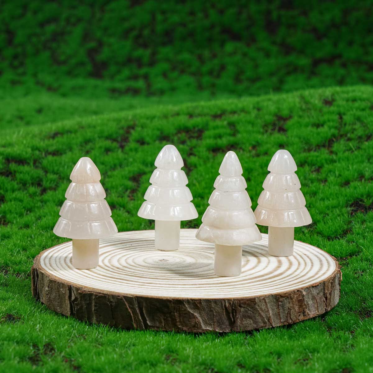 1-Zoll-Weihnachtsbaum aus rosa Aventurin in großen Mengen