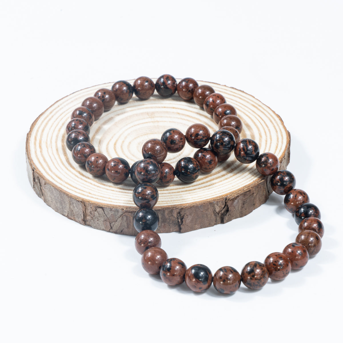 8mm/12mm natürliches rotes Obsidian-Armband im Großhandel