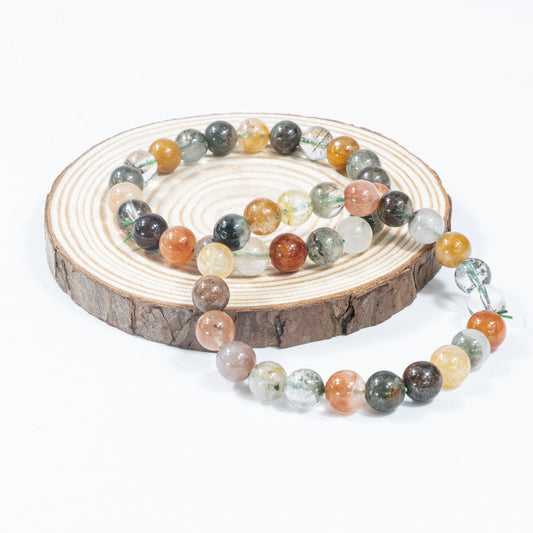 8mm natürliches Gartenquarz-Armband Großhandel