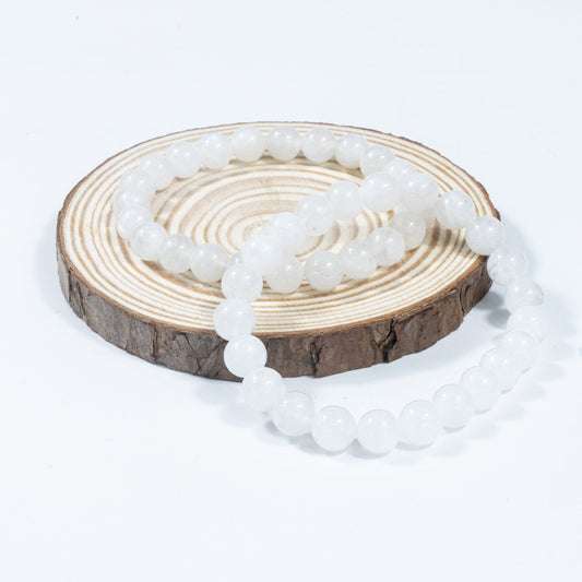 8mm natürliches weißes Mondsteinarmband Großhandel