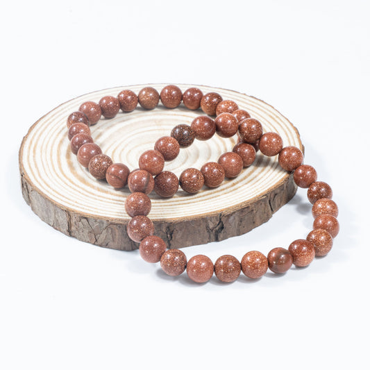 8mm/12mm natürliches Goldsandstein-Armband Großhandel