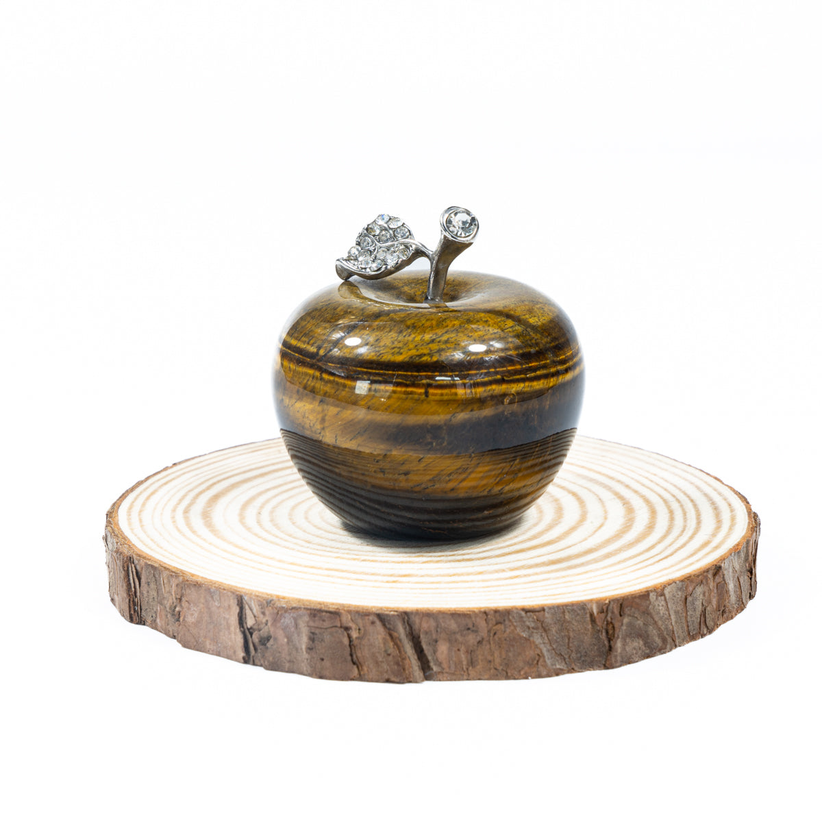 4cm Tiger Eye Stone Apple In Bulk