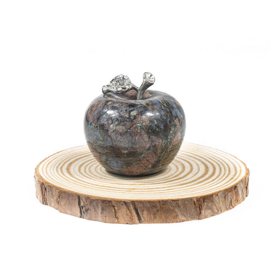 4 cm großer Llanite-Apfel in loser Schüttung