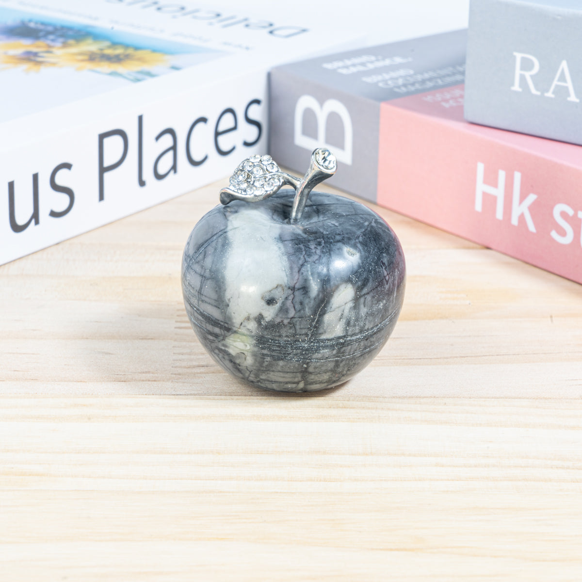 Manzana de piedra de red negra de 4 cm a granel