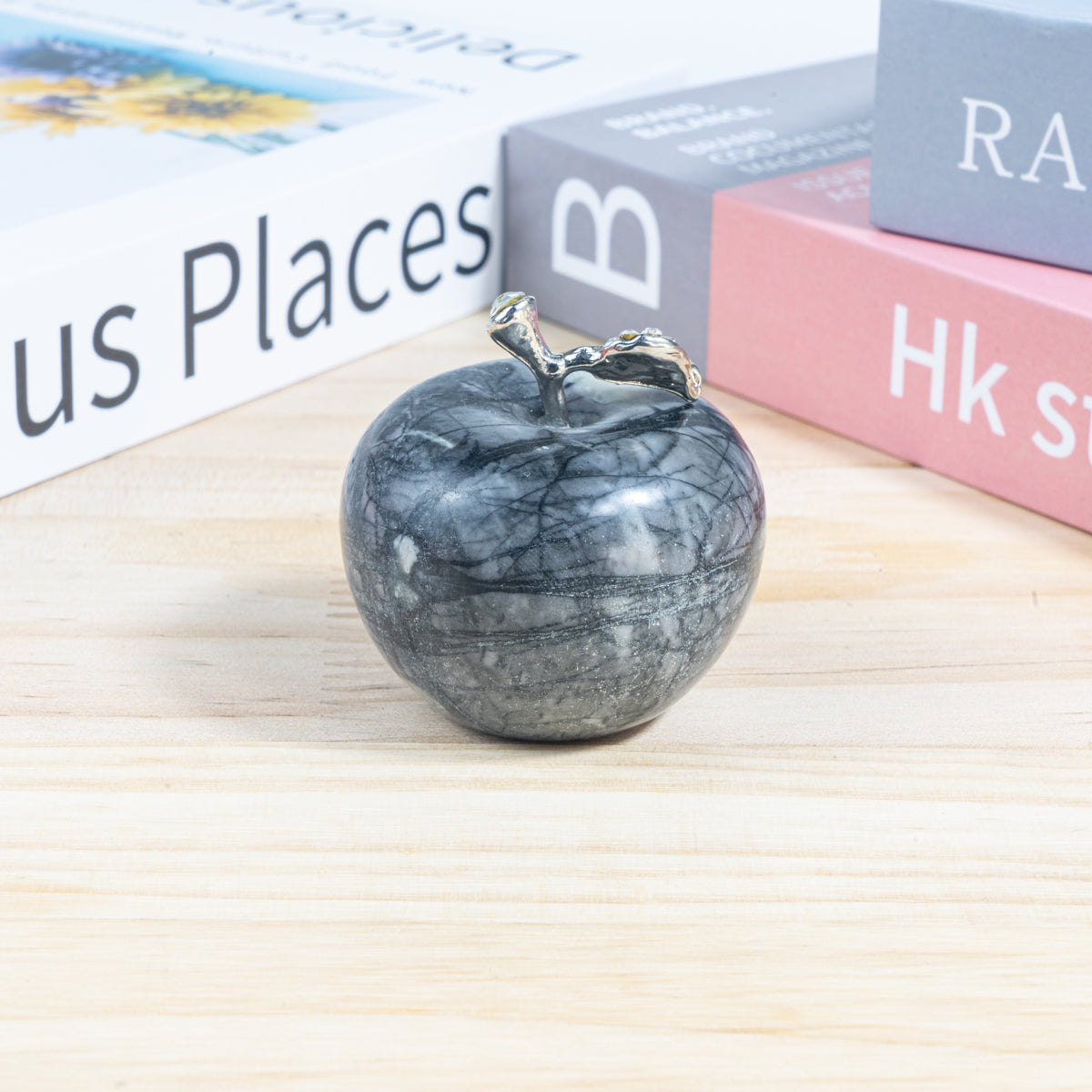 Manzana de piedra de red negra de 4 cm a granel