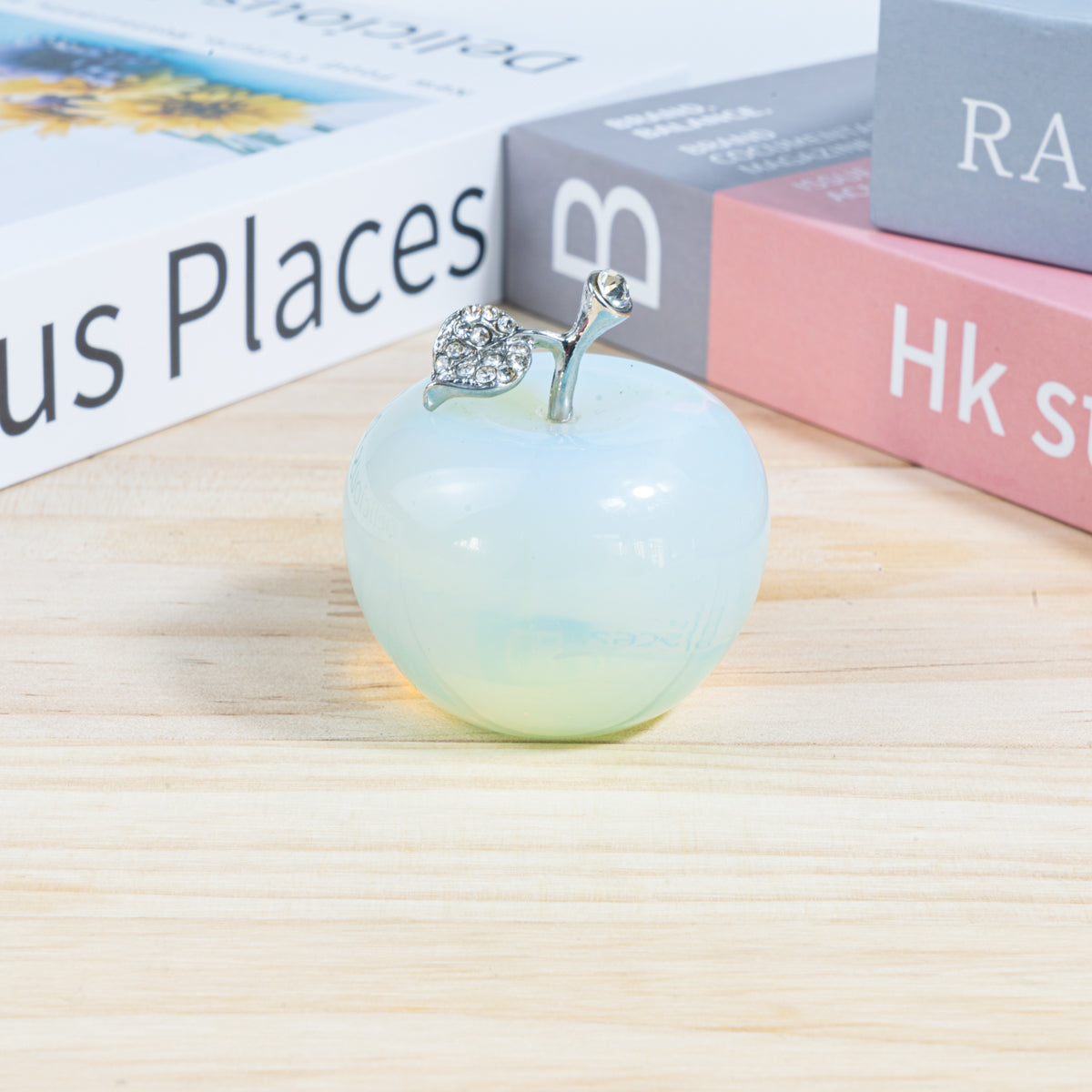 4 cm großer Opalit-Apfel in loser Schüttung