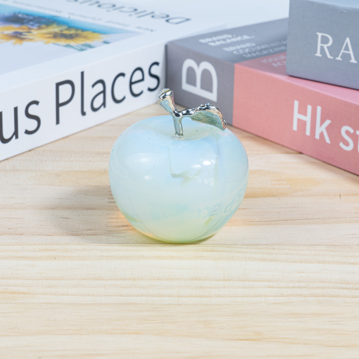 4 cm großer Opalit-Apfel in loser Schüttung