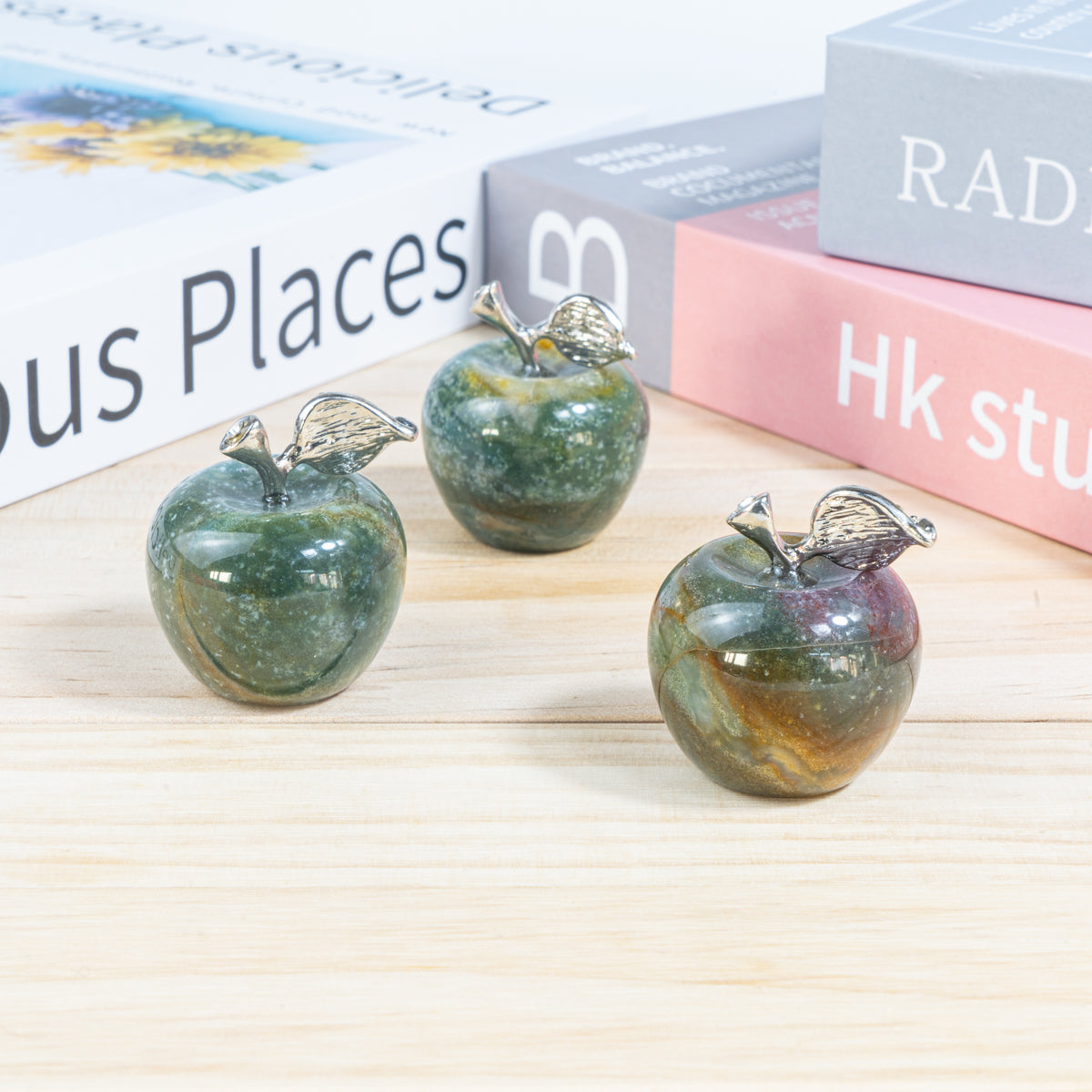 Manzana de ágata india de 3 cm a granel