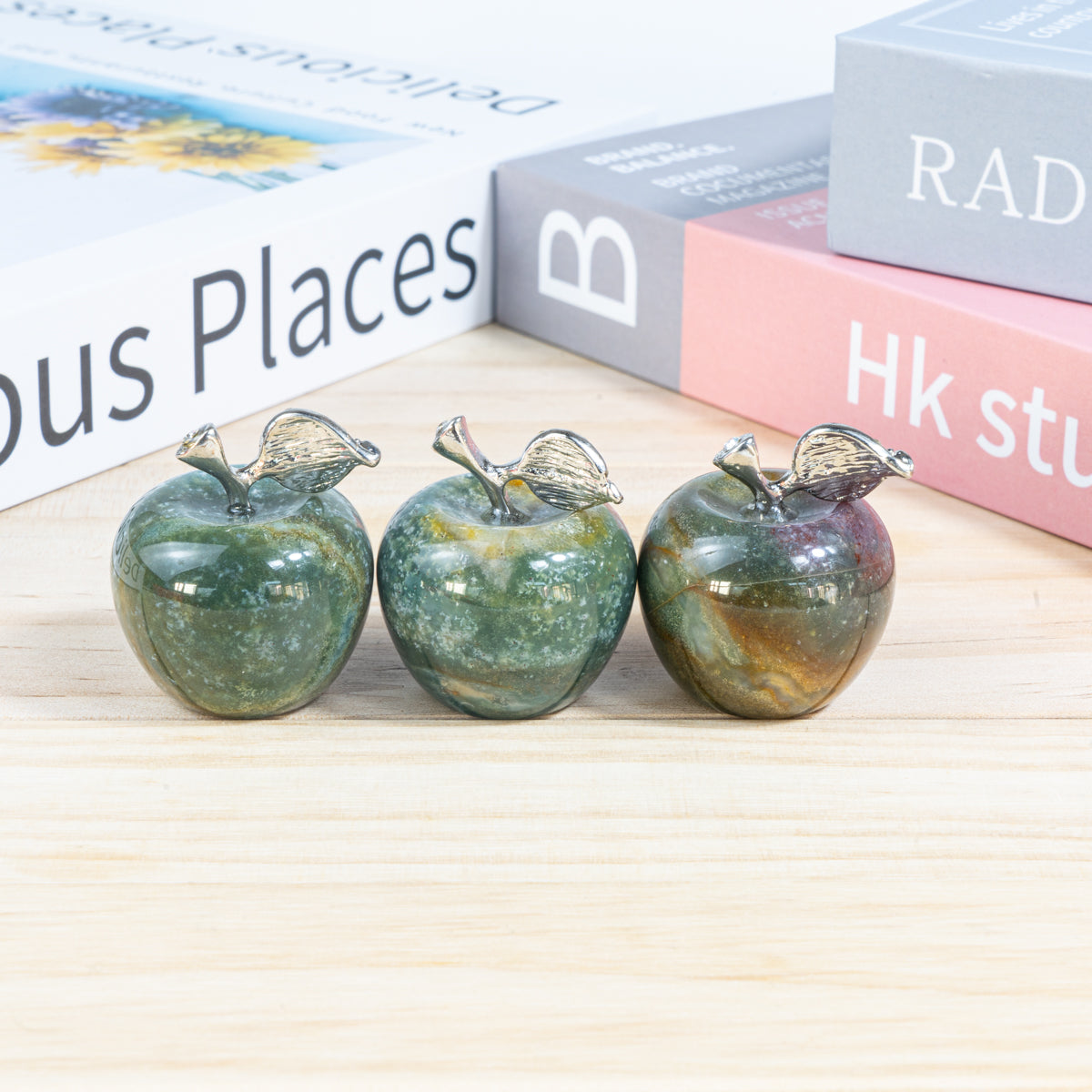 Manzana de ágata india de 3 cm a granel