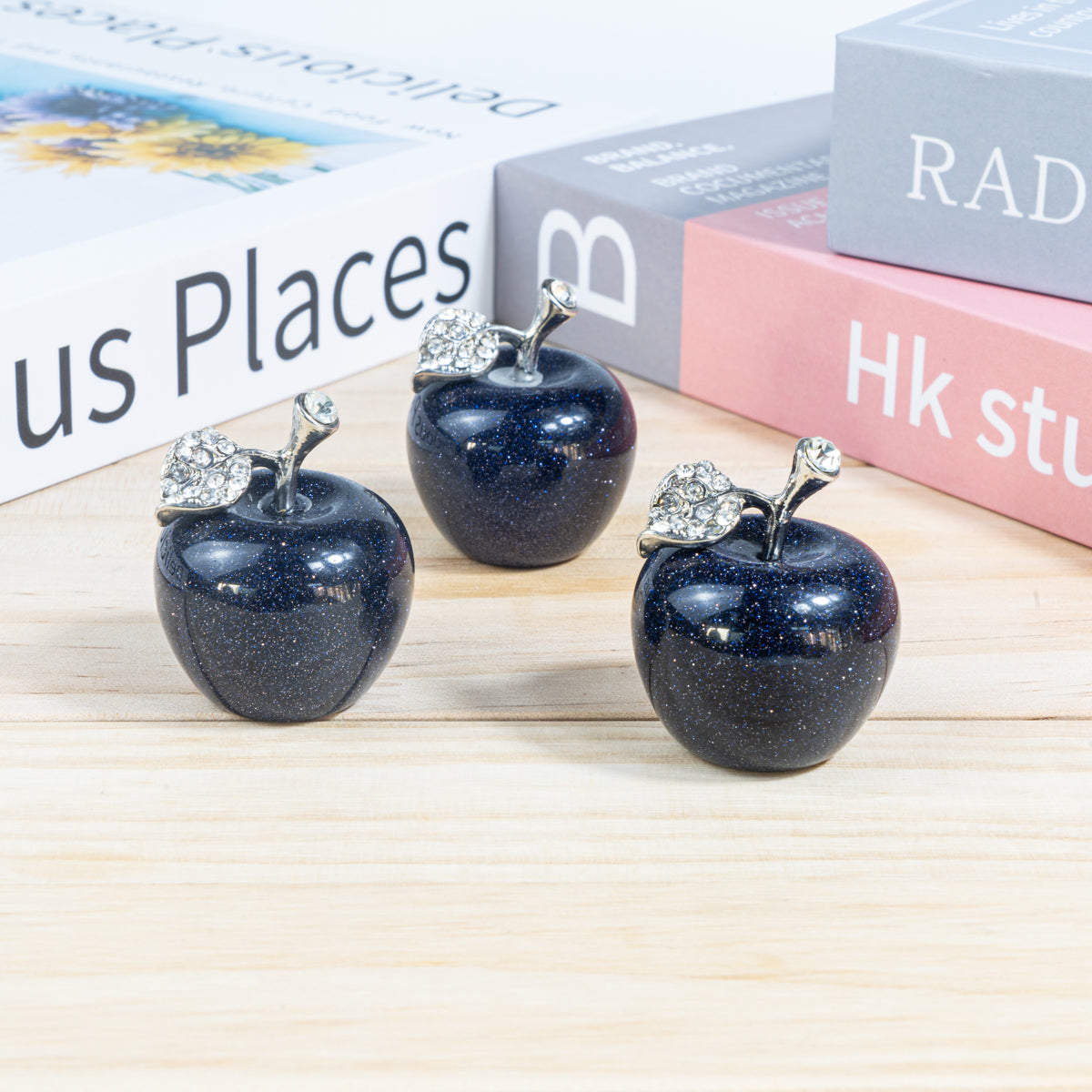 3cm Blue Sand Stone Apple In Bulk