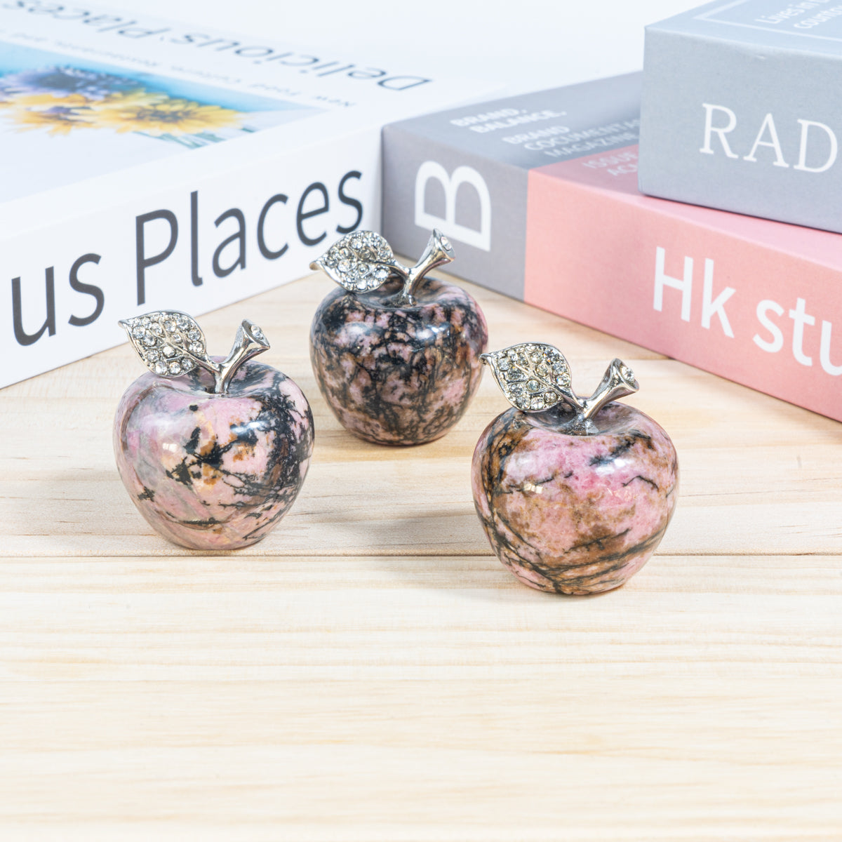 3cm Rhodonite Apple In Bulk