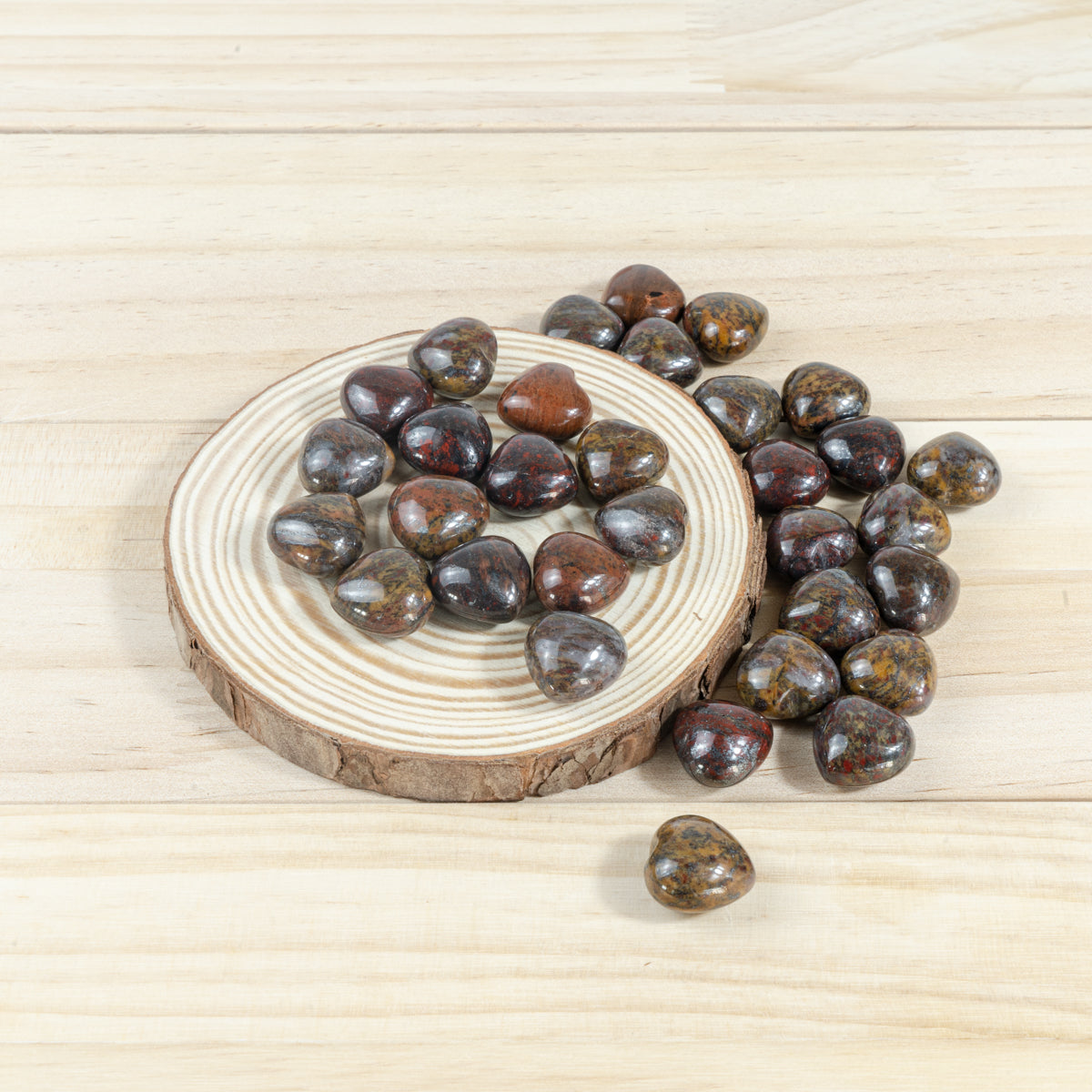 Mini-Pietersit-Herz in loser Schüttung