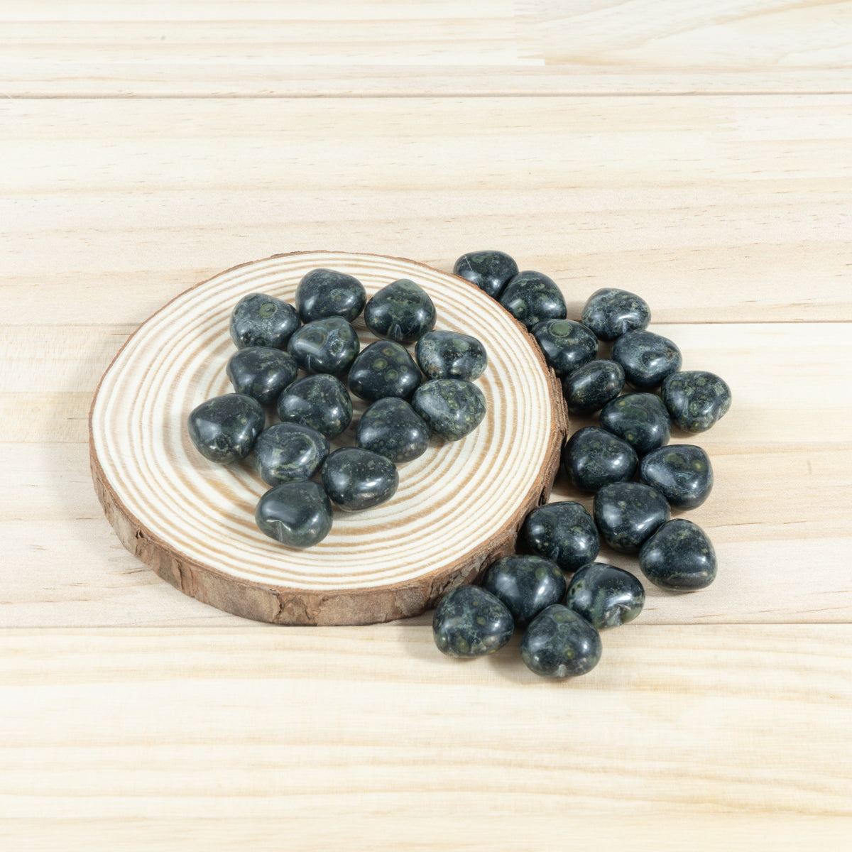 Mini-Kambaba-Jaspis-Herz in Großpackung