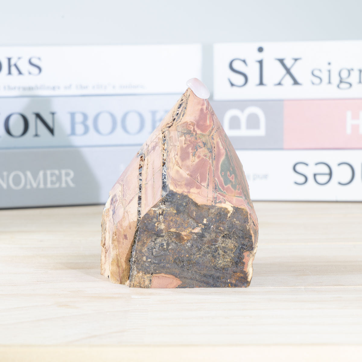 Punta de piedra en bruto turquesa roja a granel