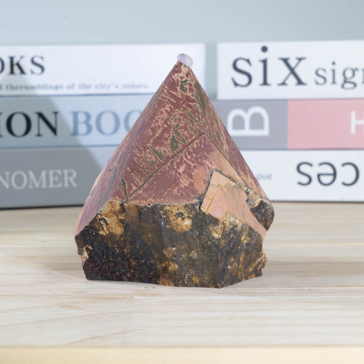 Punta de piedra en bruto turquesa roja a granel