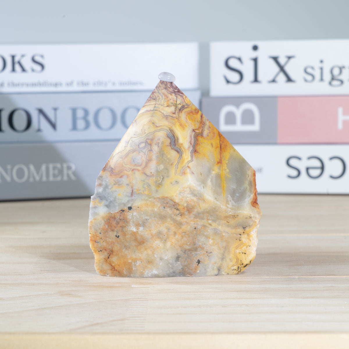 Punto de piedra en bruto de ágata loca a granel