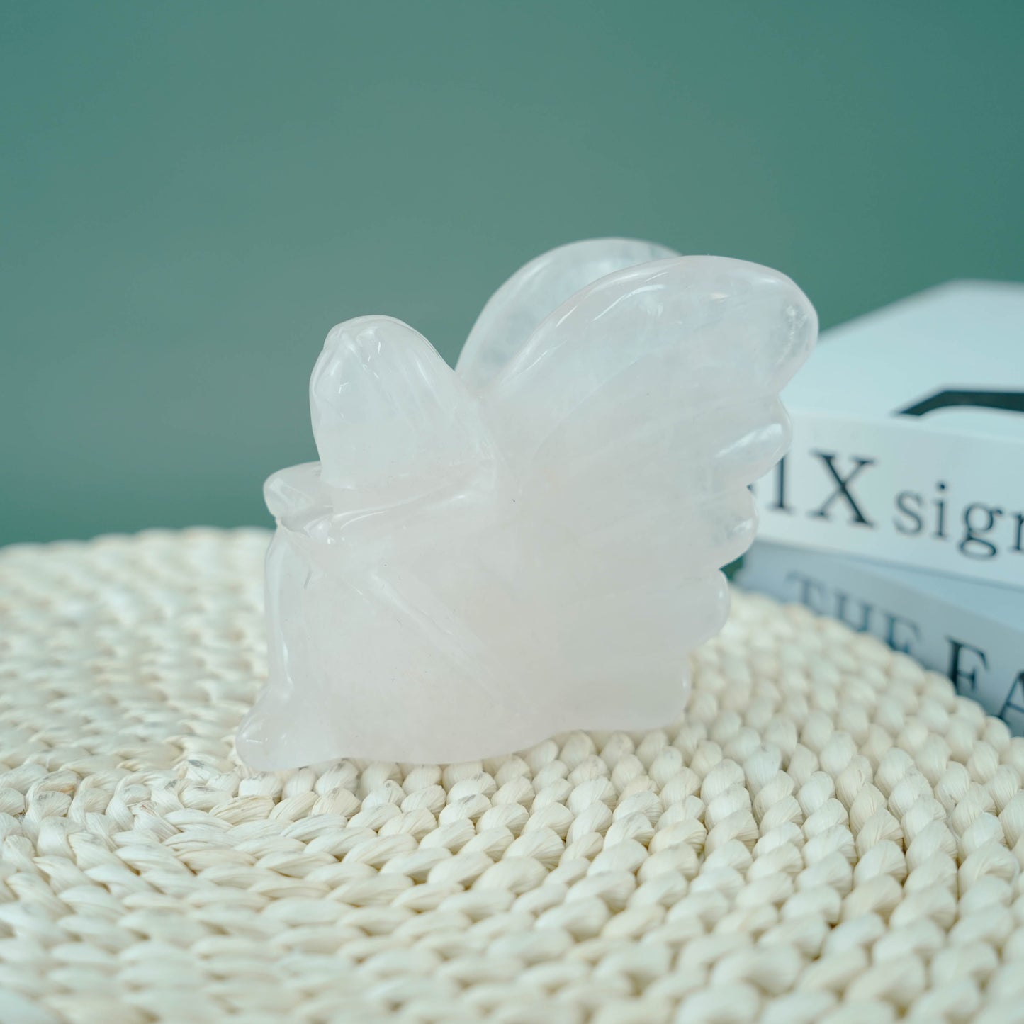 3,5 Zoll Rosenquarz Blumenfee