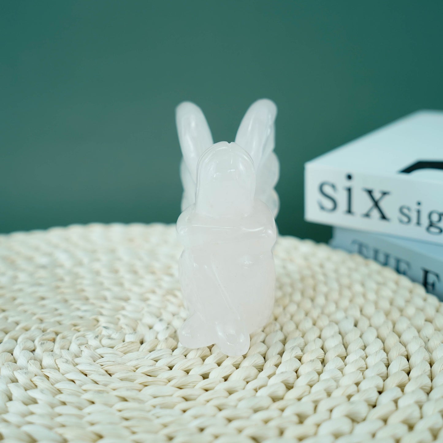 3,5 Zoll Rosenquarz Blumenfee