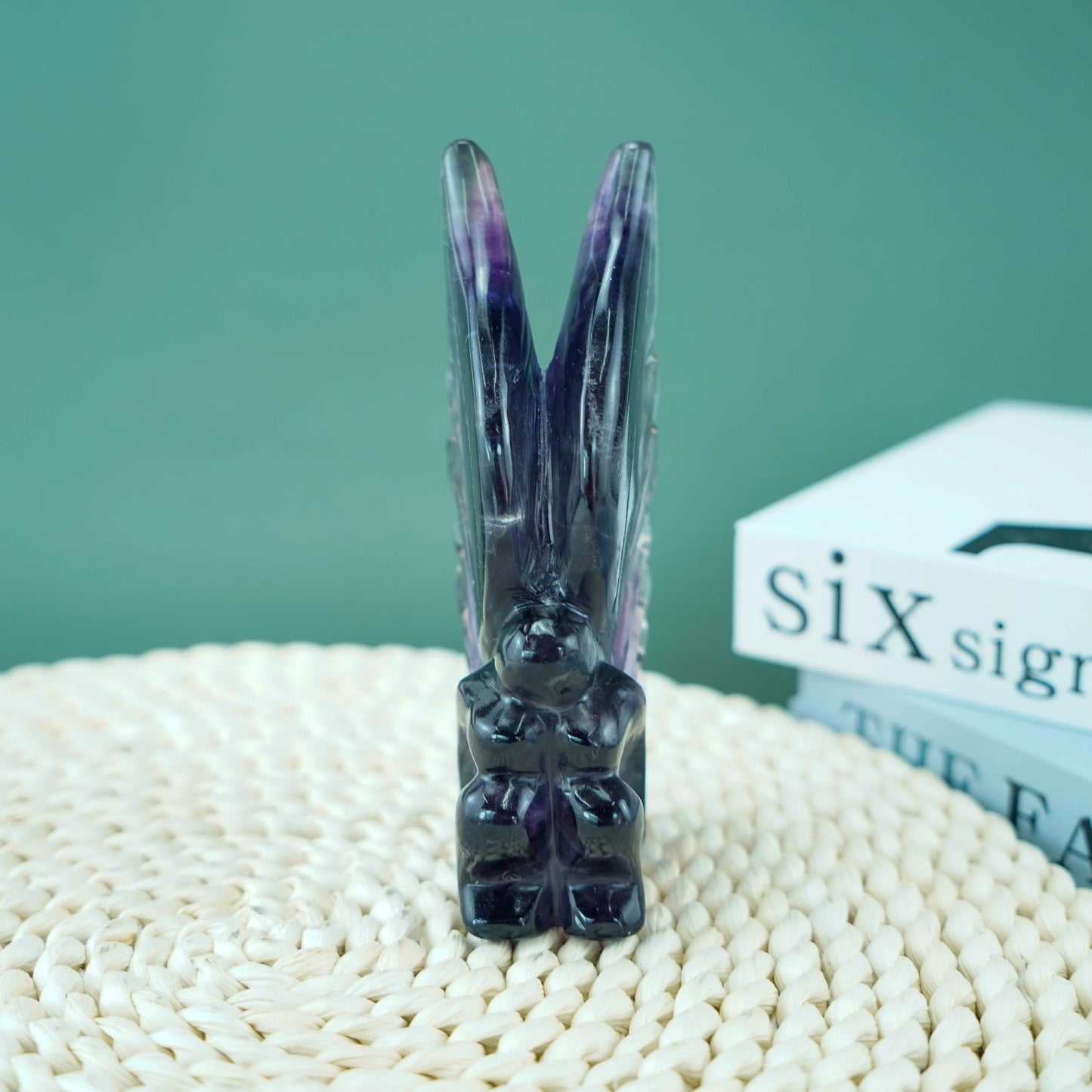 5,5 Zoll Lila Fluorit Blumenfee