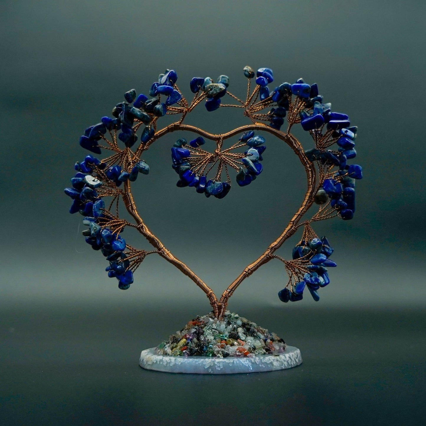 Natürliche Lapislazuli-Heilchips, Geldbaum