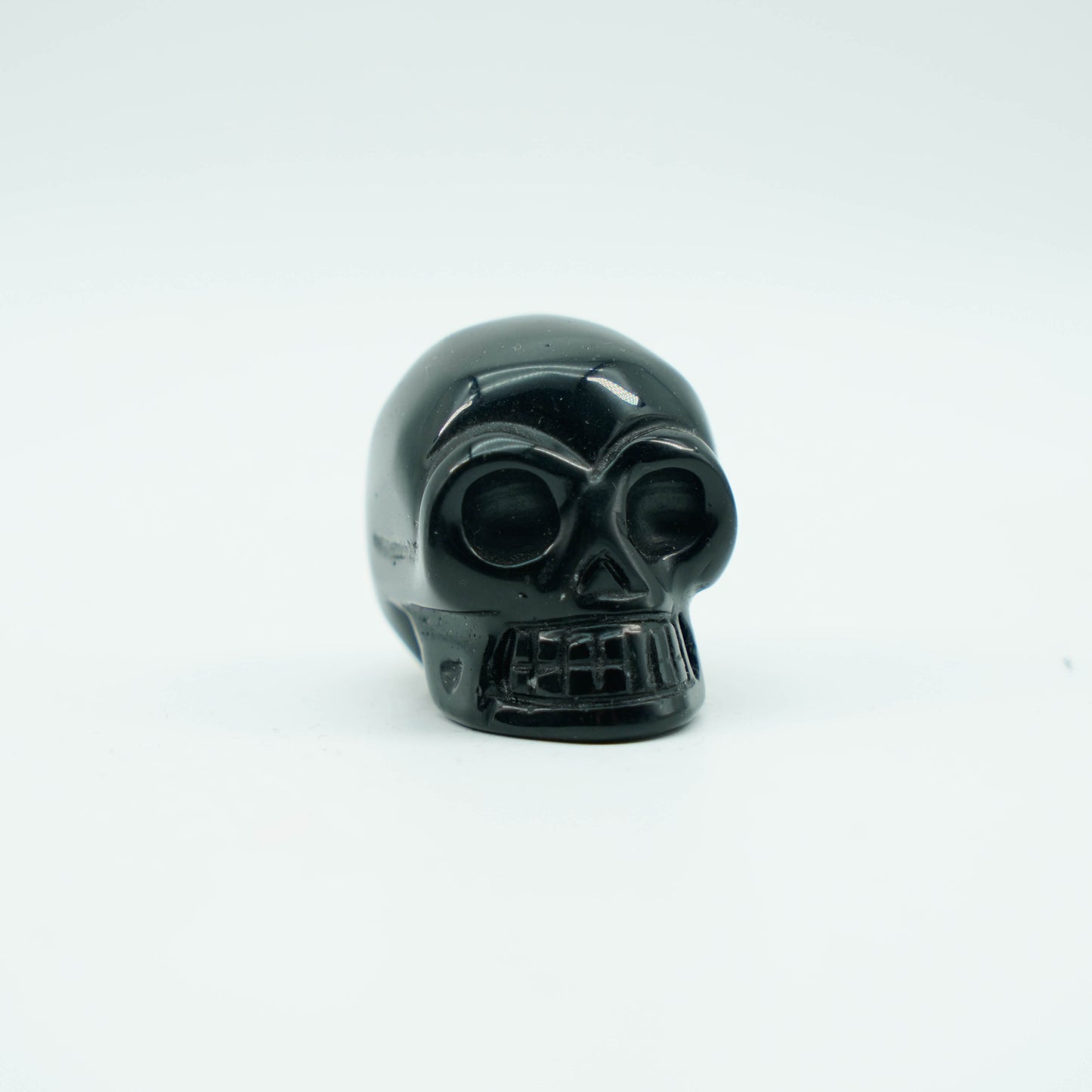 Calavera de ojos grandes de obsidiana negra【Hjl0010A9】