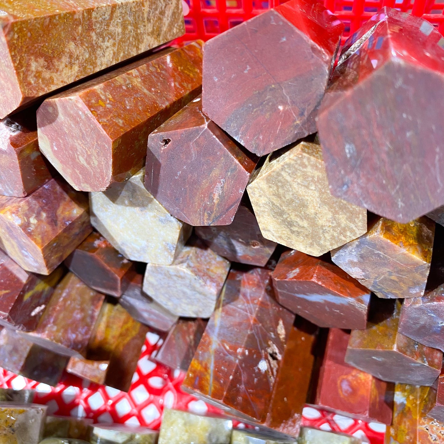 Ozean-Jaspis-Punkt in loser Schüttung