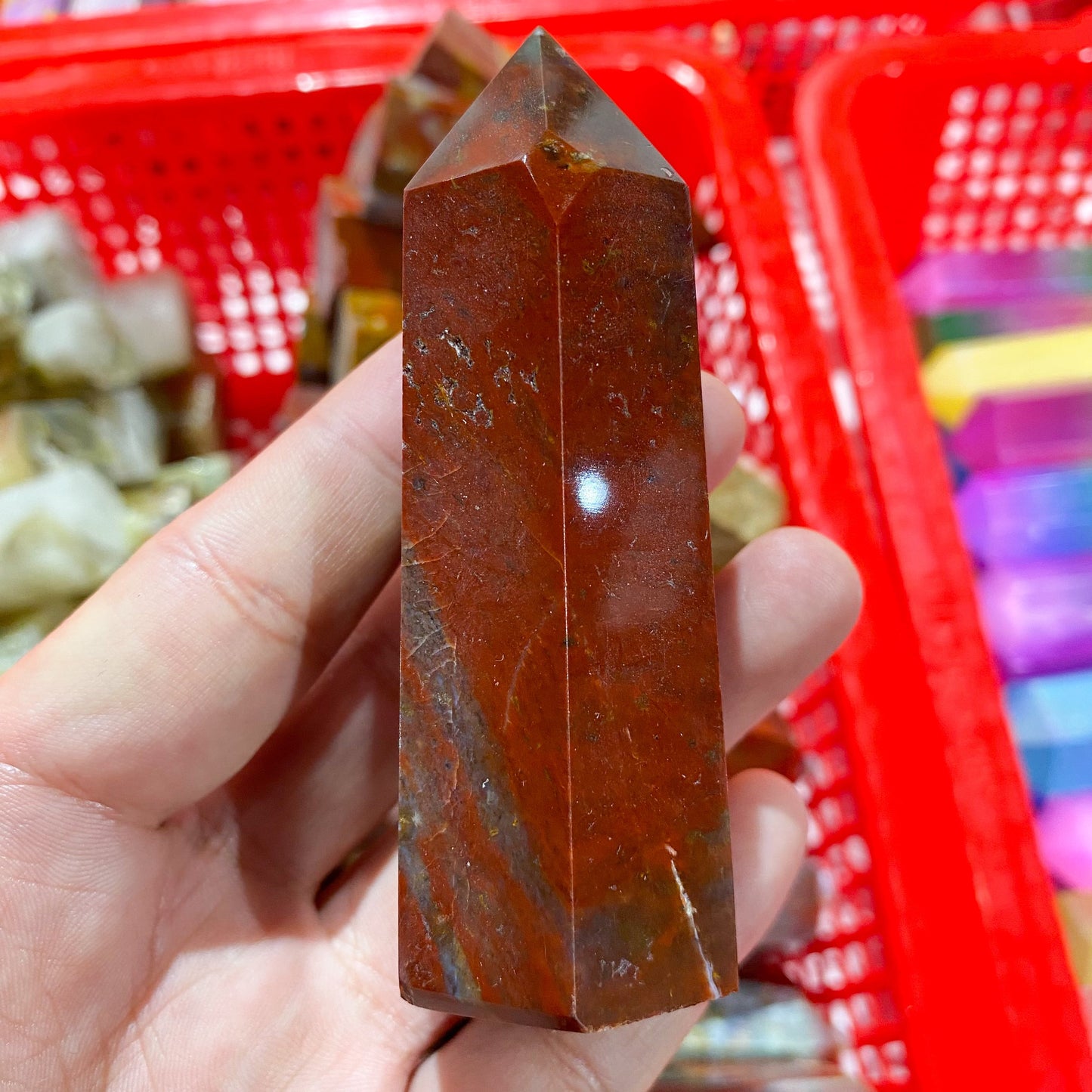 Ozean-Jaspis-Punkt in loser Schüttung