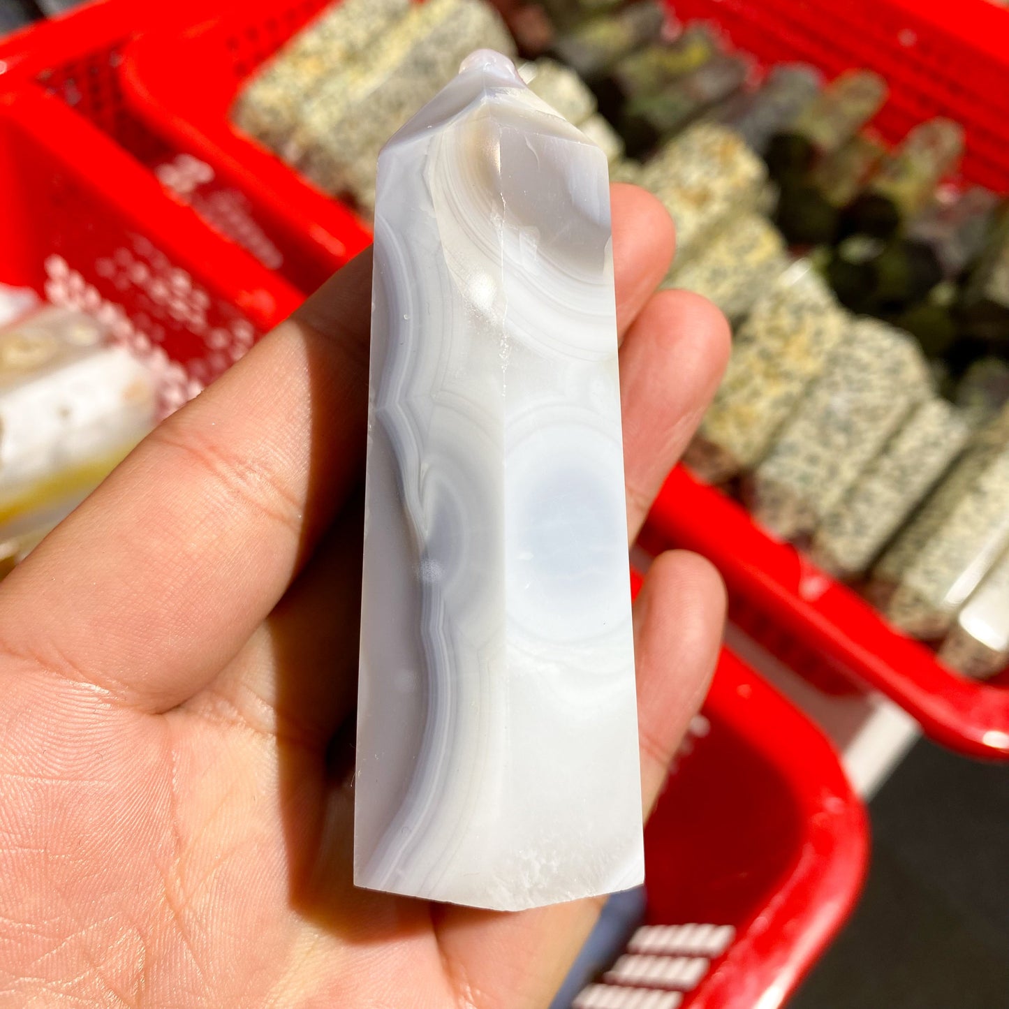 Achatpunkt in loser Schüttung