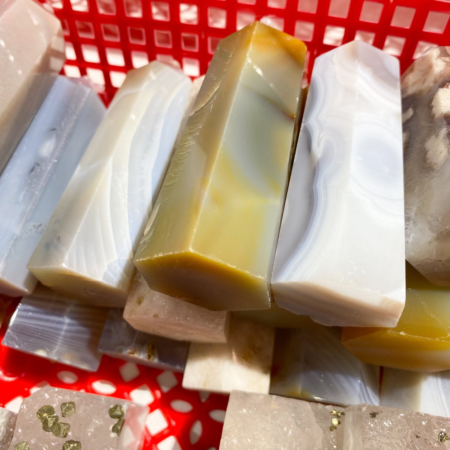 Achatpunkt in loser Schüttung